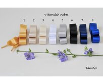 TanaGo Syté modré saténové tkaničky no.8 Velikost: 80 cm, Barva: Modrá Modrá, 80 cm