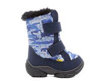 Oldcom Dětské Zimní Boty ALASKA Military Velikost: 28, Barva: Modrá Modrá, 28