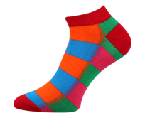 Moda Čapek Ponožky Barevné nízké Velikost: 35-38, Barva: Vícebarevná Vícebarevná, 35-38