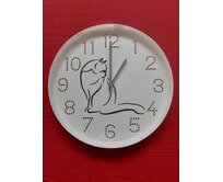 Nástěnné hodiny s kočkou 3