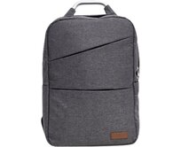 Tmavě šedý batoh na notebook tmavě šedá, 100% polyester