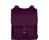Kožený batoh - purpurový purpurová, kůže