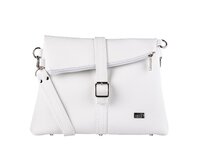 Malá překlápěcí  kabelka JELA mini bílá Bílá, Small