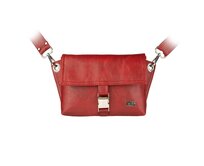 Crossbody kabelka/ledvinka ELVEE červená temná Červená, Small
