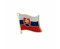 Ozdoba do klopy - vlajka Slovensko Zlatá