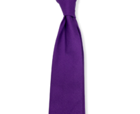 Fialová bavlněná kravata Premium Fialová, Bavlna