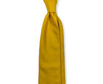 Okrová bavlněná kravata Premium Oranžová, Bavlna