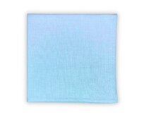 Světle modrý bavlněný kapesníček Premium Modrá, Bavlna