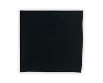 Černý bavlněný kapesníček Premium Černá, Bavlna