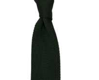 Černá pletená kravata Černá, Polyester