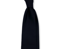 Černá bavlněná kravata Premium Černá, Bavlna
