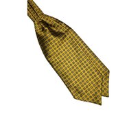 Pánský šátek Askot Jacquard - Gold Zlatá, Polyester
