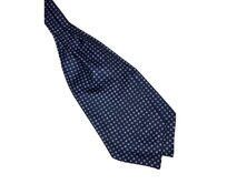 Pánský šátek Askot Soft Silk - Red & Blue Modrá, Polyester