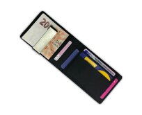 Pánská peněženka Flat III - Black Černá, umělá kůže