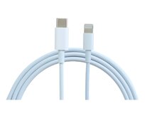KOMA Synchronizační a nabíjecí kabel USB-C  / Lightning konektor pro Apple - 2m, bílý