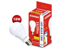LED žárovka KOMA E27 18W, 230V, 1620lm, 20000h, 6500K studená bílá