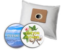 KOMA ET19S - Sada 16 ks aromatických sáčků s vůní oceánu a květu bavlníku do vysavačů ETA, Sencor SVC 45 RD