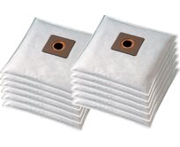 KOMA RW02S - Sada 12ks sáčků do vysavačů Rowenta Compacteo ZR 003901, textilní