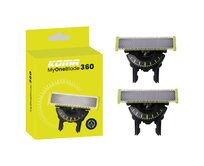 KOMA MOB360 - Náhradní břity kompatibilní s Philips OneBlade 360, 2ks