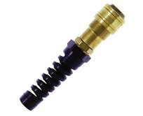 Rychlospojka otočná s ochrannou pružinou 8 x 12 mm