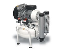 Dentální kompresor Clean Air CLR-1,1-25M  příkon 1,1 kW, sací výkon 240 l/min, tlak 8 bar, vzdušník 25 l, napětí 230/50 V/Hz