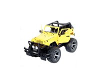 Siva RC Jeep Wrangler 1:14 žlutá, dálkově otevírané dveře