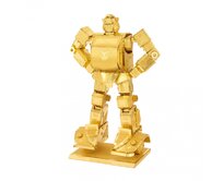 Metal Earth Luxusní ocelová stavebnice Transformers Bumblebee zlatý