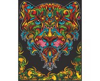 Colorvelvet Sametový obrázek Leopard 47x35cm
