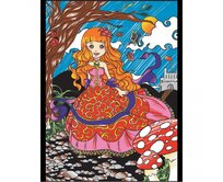 Colorvelvet Sametový obrázek Princezna 21x29,7cm