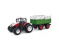 Amewi RC Traktor s vozem pro zvířata, světla, zvuk 1:24