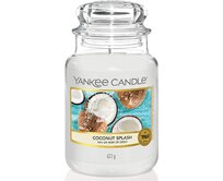 Yankee Candle vonná svíčka Classic ve skle velká Coconut Splash 623 g Bílá
