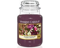 Yankee Candle vonná svíčka Classic ve skle velká Moonlit Blossoms 623 g Fialová