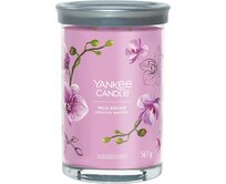 Yankee Candle vonná svíčka Signature Tumbler ve skle velká Wild Orchid 567g Růžová
