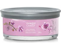 Yankee Candle vonná svíčka Signature Tumbler 5 knotů Wild Orchid 340 g Růžová