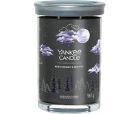 Yankee Candle vonná svíčka Signature Tumbler ve skle velká Midsummer’s Night®  567 g Černá