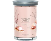 Yankee Candle vonná svíčka Signature Tumbler ve skle velká Pink Sands™  567 g Růžová