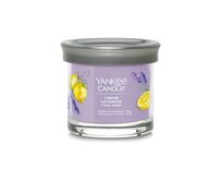 Yankee Candle vonná svíčka Signature Tumbler ve skle malá Lemon Lavender 122 g Fialová