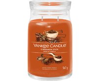 Yankee Candle vonná svíčka Signature ve skle velká Cinnamon Stick 567 g Oranžová