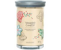 Yankee Candle vonná svíčka Signature Tumbler ve skle velká Christmas Cookie 567g Krémová