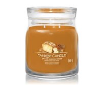 Yankee Candle Spiced Banana Bread střední vonná svíčka 368g Hnědá