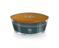 WoodWick vonná svíčka s dřevěným Antiquarium 453,6 g Modrá