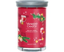 Yankee Candle Signature Holiday Cheer Tumbler 567g Červená