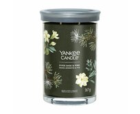 Yankee Candle Silver Sage & Pine Tumbler vonná svíčka 567g Zelená