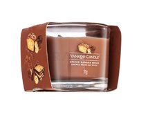 Yankee Candle mini svíčka Spiced Banana Bread 37g Hnědá