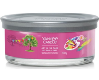 Yankee Candle vonná svíčka Tumbler 5 knotů Art in the Park 340 g Fialová