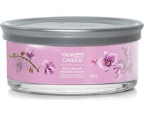 Yankee Candle vonná svíčka Tumbler 5 knotů Wild Orchid 340 g Růžová