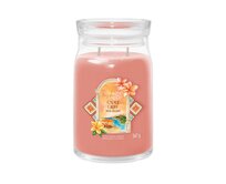 Yankee Candle vonná svíčka Signature ve skle velká Veľká Capri Glow 567g Růžová