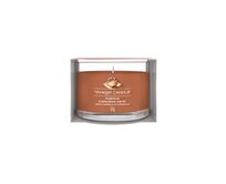 Yankee Candle votivní svíčka ve skle Pumpkin Cinnamon Swirl 37g
