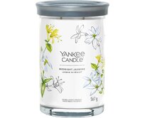 Yankee Candle vonná svíčka Tumbler ve skle velká Midnight Jasmine 567g Černá