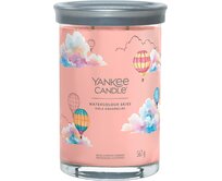 Yankee Candle vonná svíčka Tumbler ve skle velká Watercolour Skies 567g Růžová